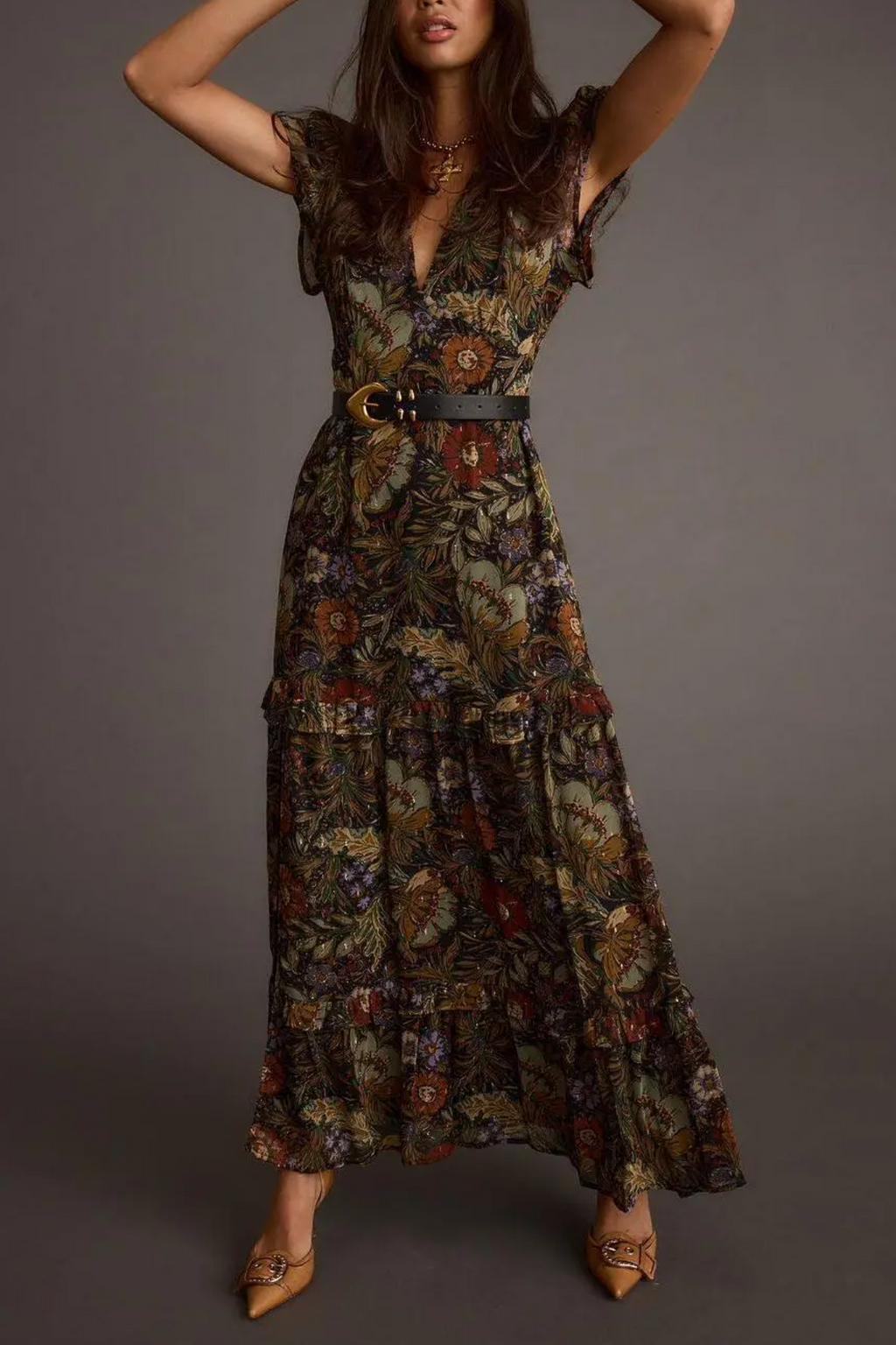 Floral Paisley Maxi Dress