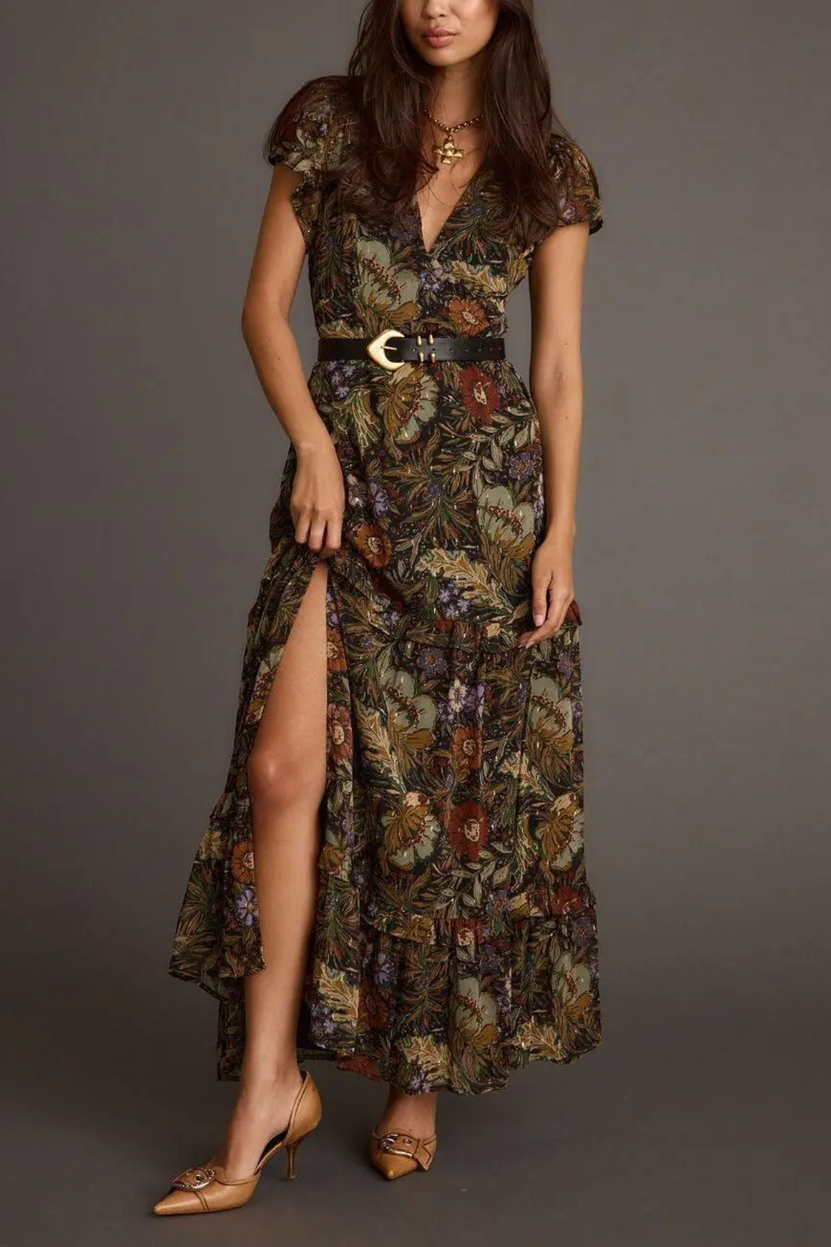 Floral Paisley Maxi Dress