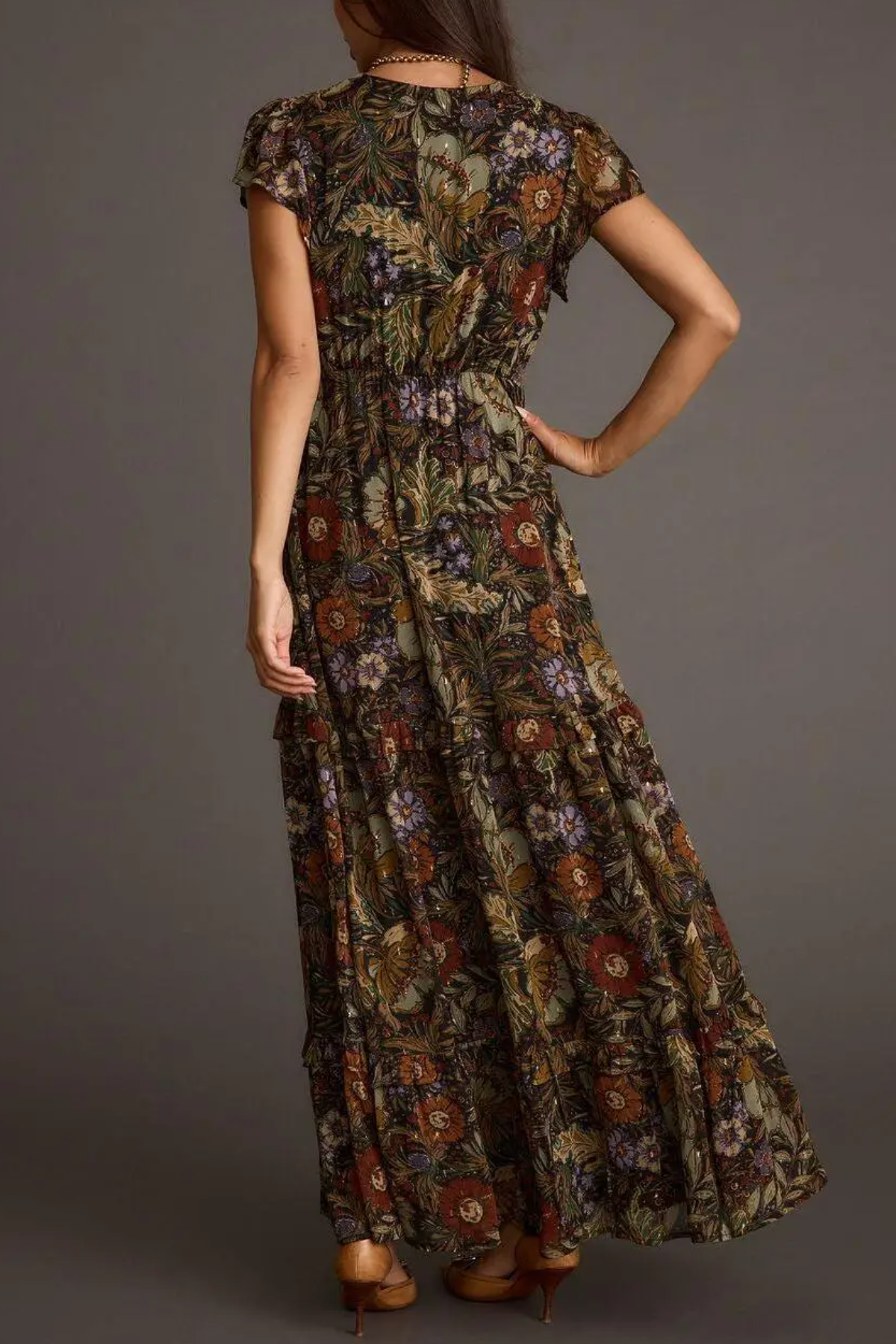 Floral Paisley Maxi Dress