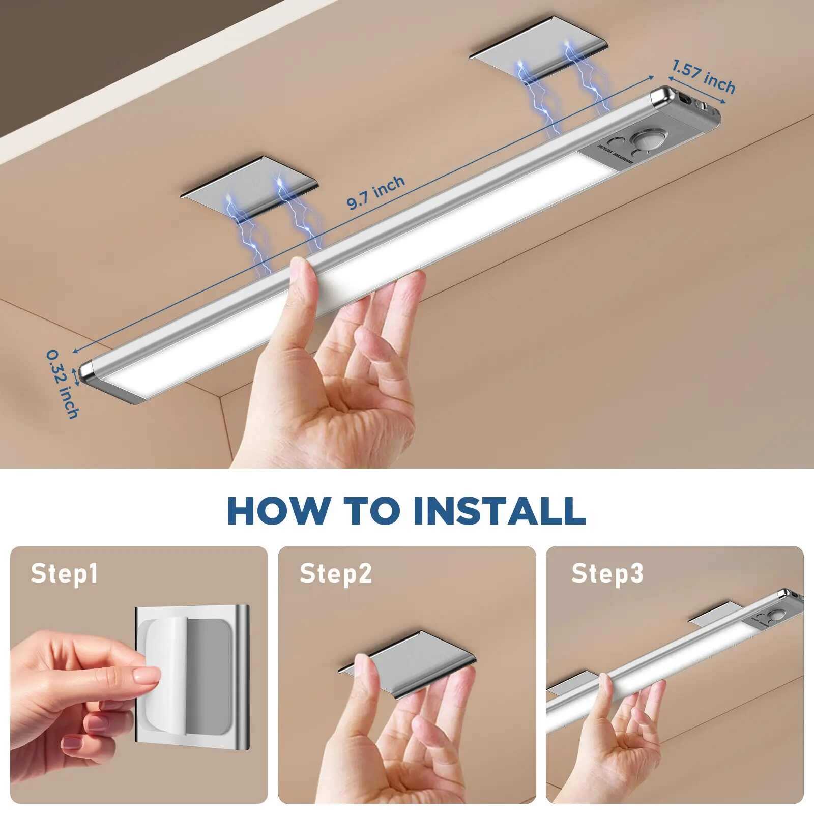 Wireless Magnetic LED Wall Sconce